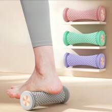 1 Rodillo de masaje de pies Yoga Rodillo de fascia plantar para uso doméstico Tabla de acupresión para relajación muscular profunda Rodillo de masaje de pies Accesorios de gimnasio para masaje muscular