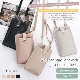 En el bolso de hombro pequeño bolso bandolera bolso cartera para teléfono móvil ligero bolsos bandolera con cremallera L diseño de cremallera bolsa para teléfono móvil cartera bandolera con cremallera correa de hombro ajustable bolsa para teléfono monedero cartera para mujer