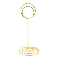 10pcs/Bag Cute Peacock Circle Shape Place Card Holders Table Number Stands Table Card Holder Wire Table Picture Photo Holder Menu Memo Clips For Wedding Favors, Office,Back To School,School Supplies
