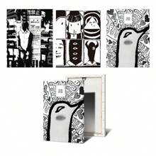 1pc/3pcs Wall Arts Posters Optional Frame/Framed Pop Goodnight Punpun Cool Anime HD 4k Poster Prints Perfect Design Nordic Modern Home Decor Gift