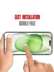Set de 3 protectores de pantalla HD Clase A+ compatibles con 16E/ 16/ 16 Pro/ 16 Plus/ 16 Pro Max/15/14/ 13 Mini/12/ 11/XS/6/7/8 Plus, película transparente HD ultra fina de vidrio templado para protección de pantalla de teléfono móvil, amigable con fundas de teléfono