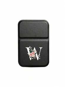 1 chiếc gương trang điểm mini gấp gọn cầm tay, in hình hoa hồng và chữ cái trắng từ A-Z, có chân đế, gương trang điểm du lịch, sản phẩm làm đẹp, gương trang điểm để bàn, gương gấp hình chữ nhật nhỏ gọn, tối giản và thời trang, gương trang điểm tiện lợi khi đi du lịch, món quà tốt nhất cho mẹ và giáo viên. - màu đen - Xem 20