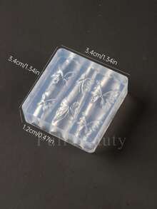 1PC 25 Kinds Of Bow Style Nail Silicone Mold Sweet Ballet Style Cute Elegant Bow Large Three-Dimensional Soft Silicone Carved Mold,Nail Supplies,Nail Tools,Nail Art Tools,Back To School,Nails,Nail Tools For Press On Nails - Clear - View 11