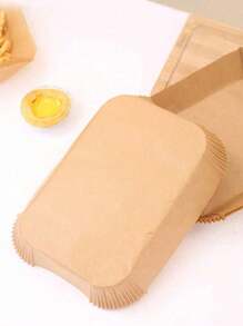 20/100/200pcs Air Fryer Paper Oil Blotting Paper Baking Silicone Paper Oven Placemat Tray