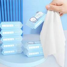 8pcs/Pack Adult Daily Cleansing Wet Wipes, Travel Size. Natural Formula, Safe & Unscented.