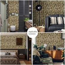 1 Roll Self-Adhesive Wallpaper, Personalized Pattern PVC Vinyl Decorative Removable Contact Paper, Suitable For Living Room, Bedroom, Room Furniture DIY Home Decor Sticker - Multicolor - View 11