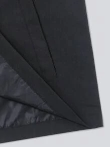 Men's Long Sleeve Casual Letter Graphic Simple Fashionable Turndown Collar Printed Jacket , Spring Autumn, Fall