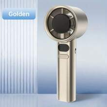 120-Speed Portable Mini Fan With Digital Display - USB Rechargeable, Compact & Stylish Handheld Cooling Device For Travel, Outdoor, And Desktop Use, 1800mAh Battery, LED Air Volume Digital Displays, Portable Fan