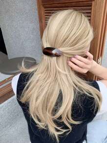 1Pc Korean Style Metal Clip Hair Accessory, Elegant Hairpin Barrette For Daily Wear, Holiday Gift Hair Accessories, For Women, Fall, Travel, Hair Tools, Accessories Women, Hair Stuff, Fall, Hair Accessories Women, Hair Tools, Hair Stuff, Stuff, Beauty Accessories, Gifts, Travel, Gifts For Women, Hair Stuff, Stocking Stuffers