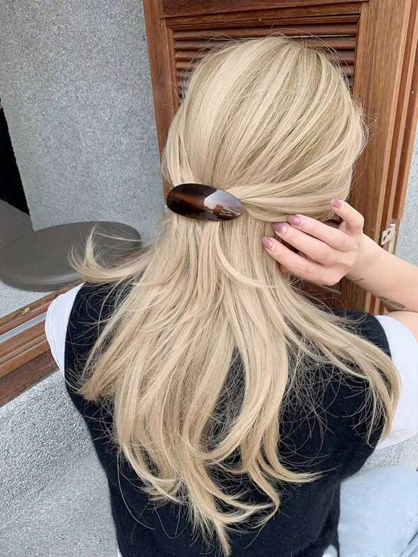 1Pc Korean Style Metal Clip Hair Accessory, Elegant Hairpin Barrette For Daily Wear, Holiday Gift Hair Accessories, For Women, Fall, Travel, Hair Tools, Accessories Women, Hair Stuff, Fall, Hair Accessories Women, Hair Tools, Hair Stuff, Stuff, Beauty Accessories, Gifts, Travel, Gifts For Women, Hair Stuff, Stocking Stuffers