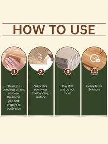 jakehoe Pegamento para trabajos en madera para reparar muebles, tablas, sillas y taburetes de madera. Adhesivo multifuncional para manualidades DIY. (Se envían modelos nuevos y antiguos de forma aleatoria) - Nueva actualización: multicolor - Ver 4