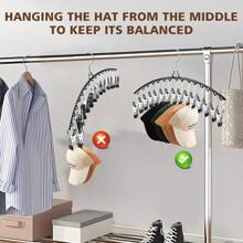A Stainless Steel Clothes Drying Rack With 15 Clips - A Windproof Hanging Socks And Underwear Organizer, A Space-Saving Multifunctional Drying Rack, Suitable For Home, Bedroom, Balcony Use