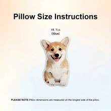 Customized Pet Face Pillow, Soft Double-Sided Printable Photo, Cute Cat And Dog Sleep Pad, Ideal Gift For Pet Enthusiasts - Upload Pictures to Customize Pillows - View 13