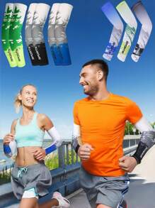 2/4PCS Cooling Arm Sleeves Cover Sports Running UV Sun Protection Outdoor Volleyball Fishing Cycling Sleeves For Hide Tattoo Ice Silk Sleeve Sunscreen Cuff Arm Sleeves Anti-Slip Men Women Long Gloves Outdoor Cool Sport Cycling Visor Summer Sun Protection Equipment, High Elastic Arm Sleeves, Suitable For Outdoor Activities Such As Cycling, Golf, Running And Driving