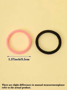 100/200 buc culori asortate drăguțe elastice de păr mari, potrivite pentru femei la modă, cravate de păr DIY, accesorii de păr elegante pentru femei, elastice de păr pentru coadă de cal, frânghie de păr