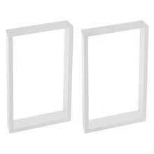 CNCEST Metal Table Legs, 2 Pieces Industrial Metal Table Legs Dining Table Legs Total Load Capacity About 200 Kg Metal Furniture Feet For Coffee Table, Dining Table, Desk (Gold/Black/White) - Nhiều màu - Xem 8