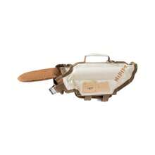 宠物救生衣背心、适合泰迪熊和贵宾犬等中小型犬的游泳衣、夏季浮力游泳衣、狗狗游泳浮力背心、带多功能牵引绳的猫咪背包