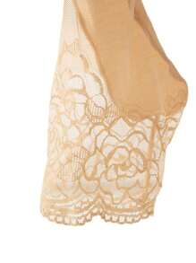 5 Pairs/Set Lace Trim Cotton Ankle Socks, Non-Slip Trench Liner Socks, Bulk Wholesale Rose Polyester Fiber Socks