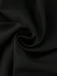Las mujeres de color sólido sin espalda recta de pierna ancha de cintura a medida mono, elegante temperamento delgado pantalones conjunto de boda del partido / conferencia diaria elegante desgaste preferido
