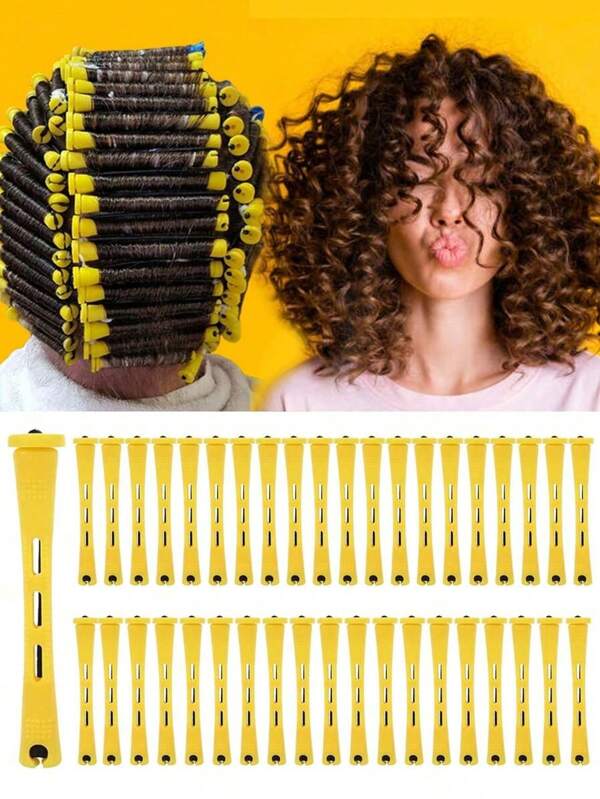 Set de 1/18 piezas de rodillos de pelo de gran tamaño con pinzas, rizadores de pelo, rodillos, rizadores aptos para cabello largo y grueso, rizado automático adecuado para cabello largo/medio/corto y flequillo, herramienta de rizado de cabello DIY, 1 pieza de cepillo