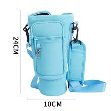 40oz Tumbler Case, Cup Cover, Diving Material Cup Cover, Car Handle Cup Protective Cover, Diagonal Strap Adjustable Strap, Suitable For Outdoor Travel, Fitness, Daily Use.