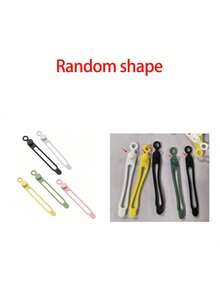 5/25pcs Silicone Cable Ties, Reusable For Earphones, Phone Chargers, Mice, Audio Devices, Computers, Suitable For Home, Office, Kitchen, School (5 Colors) - Multicolor - View 11