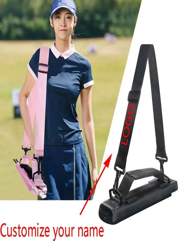 Bolso portátil personalizado y personalizado para palos de golf: mini bolsa de práctica, correas ajustables, soporta de 3 a 5 palos, material de poliéster, fácil de cerrar, ligero e impermeable - excelente para práctica y viaje, genial para novios, papá, golfista, Año Nuevo, cumpleaños, regalo de Navidad, equipo deportivo y de exterior, vibraciones bohemias