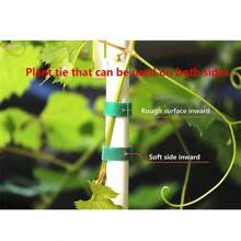 1 Roll/Bag Green Garden Twine Plant Tie Nylon Plant Bandage Garden Hook Loop Bamboo Rattan Wrap Support Garden Accessories