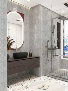 20 pezzi Adesivi per piastrelle da parete in marmo 3D, impermeabili e resistenti all'umidità, pannelli finti in alluminio-plastica autoadesivi, pannelli per pareti in marmo da incollare, carta da parati per decorazione della casa, adatti per soggiorni, cucine, soffitti, decorazione pareti del bagno