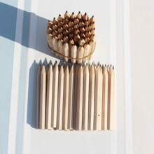 50-Pack Hexagonal Wooden Pencils - 3.5-Inch Mini Golf Pencils For Writing, Drawing, Sketching - Premium Wood Lead Pencils, 2mm Core - Ideal For Advertising, Weddings, Gifts - Applicable Age 14+ Back To School