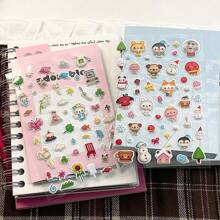 3D Foam Stickers, Bubble Frames, Diary Stickers, Retro Speech Bubbles Decoration, Scrapbook Stickers, Korean Style,School Supplies,Back To School