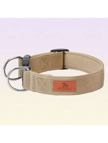 1pc Adjustable Pet Dog Tactical Collar, Durable Webbing And Soft Substrate, Prevent Escape Double D-Ring, Suitable For Medium To Large Dogs, High Density Webbing And Breathable [Bird's Eye] Mesh Fabric Double Layer Design. - Multicolor - View 18