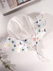 1pc Baby Girl Sun Hat Toddler Summer Beach Hat With Wide Brim UPF50+