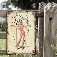 Metal Wall Art - Aluminum Sign,Metal Libra Zodiac Sign Print, Metal Libra Art, Metal Libra Zodiac Sign, Metal Libra Print, Metal Libra Birthday Gift, Metal Libra Artwork, Metal Libra Pinup - Aluminum - View 4