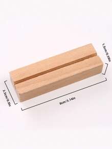 Drewniany uchwyt na karty, idealny do przechowywania kart, notatek lub zdjęć. Idealny do małych dekoracji i doskonały prezent