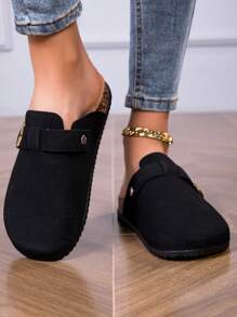 Women Fashion Solid Color Headwrap Slipper - Women Casual Slipper