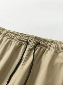 Workwear Shorts For Men: Thin And Loose-Fit American-Style Casual Pants With Big Pockets, Bermuda Shorts For Men's Streetwear