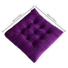 1PC Autumn And Winter Solid Color Plush Cushion, Can Also Be Used As A Cushion, With Fixed Rope, Suitable For Computer Office, Driving And People Who Need To Sit For A Long Time Room Decor Aesthetic Room Decor Home Decor Living Room Decor Chair Office Chair Chair Cushion Seat Cushion Back To School School Supplies