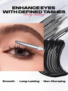COLORKEY 钢梳睫毛膏，卷翘睫毛膏，持久不晕染，打造根根分明的卷翘睫毛，不结块，适合女性日常使用，是送给母亲、妻子、姐妹、年轻女孩和朋友的理想礼物，也适合派对、旅行、海滩度假、露营和其他户外活动，是圣诞节、圣诞礼物和情人节礼物的理想之选。 - 黑色 - 查看 1