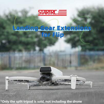 STARTRC أرجل هبوط مرتفعة مطورة من STARTRC لطائرة DJI Mavic Flip، ملحقات دعم منفصلة واقية