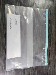 20 个重型冷冻袋 | 超大 31.5x26.5 厘米食品储存袋，带拉链密封 | 厚塑料可重复使用袋，适用于冷冻食品、餐食准备和冰箱整理 | - 彩色 - 查看 12