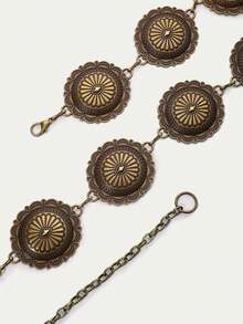 Cadena de cintura de estilo bohemio vintage para mujer, accesorio de vestido casual para realzar la cintura en otoño, Halloween - Bronce - Ver 1