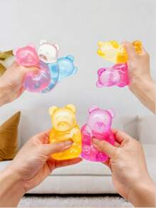 1PC NeeDoh Gummy Bear Fidget Toy – Jelly Texture, Sensory Toys For Autism,Slow Rebound Stress Relief Toy For Kids, Party Favors