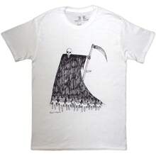 Radiohead | Official Band Organic Cotton T-Shirt | Grim Reaper - 48-Hour Fast Shipping!  - White - View 1