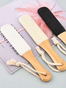1pc Professional Pedicure Rasp Tool For Dead Skin Crack Heels Beech Wood Foot File Rasp Callus Remover Foot Scrubber