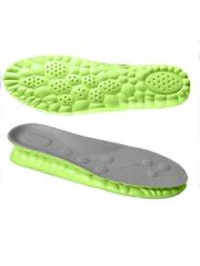 1双4D鞋垫，吸汗透气，可自由裁剪，男女通用高弹记忆海绵鞋垫，舒适高弹加厚鞋垫带足弓支撑，超柔软高跟鞋鞋垫