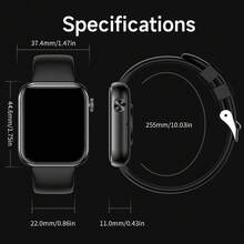 Reloj inteligente SENBONO con esfera de reloj de video personalizable, llamada inalámbrica, recordatorio de mensajes, talla grande de 100 modos deportivos, reproductor de música, grabación, memoria interna de 512MB para reproducir música sin teléfono, clima, control de cámara, smartwatch como regalo para hombres y mujeres - Multicolor - Ver 8