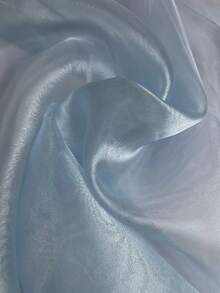Crystal Organza Fabric Width 1.50m - Azul serenidad - Ver 2