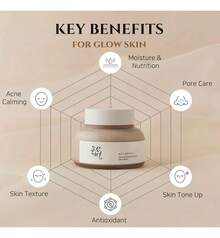 Arroz + Miel: Mascarilla Exfoliante Hidratante 150ml Coreana - Beis - Ver 4