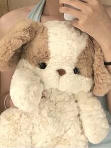 1 Peça Brinquedo de Pelúcia Fofo do Filhote de Cachorro da Boa Noite, Boneco de Pelúcia do Filhote de Cachorro, Travesseiro para Dormir, Presente para Crianças, 30cm/11,81pol